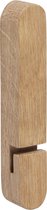 HÜBSCH INTERIOR - Massief eiken kapstokhaak FSC® - 2x2xh12cm