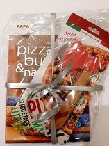 Kadopakket - Pizza's Burgers & Nacho's met pizzasnijder - cadeau