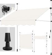Sens Design Zonneluifel - zonnescherm tuin - zonder boren - beige - 150cm