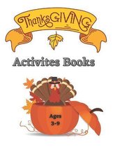 Thanksgiving Activity Book Ages 3-9