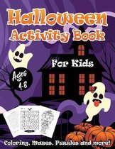 Halloween Activity Book for Kids Ages 4-8