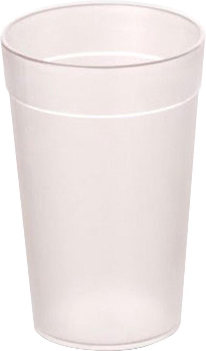 Polycarbonaat melkglas - 200 ml - set van 100 | GGM Gastro