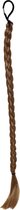 Jessidress® Elastiekje Sterke haar elastiek met lange gevlochten synthetische haren 70 cm - Bruin