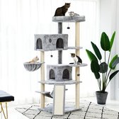 Snelle Levering Huisdier Krabpaal Toren Condo Hout Krabpaal met Krabpaal voor Katten Klimmen Boom Speelgoed Beschermen Meubels Nest AMT0074GY