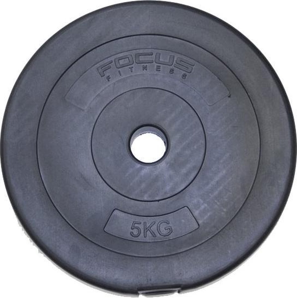 Focus Fitness - Halterschijf 30 mm - kunststof - 1 x 5 kg
