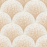 Dutch Wallcoverings - Beaux arts 2 tile effect rose gold