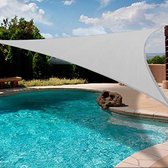 Pro-Care Driehoek Pare - soleil Voile 7.1x5x5m UV400 WaterProof Awning - AVEC DE MONTAGE SET - 100% HDPE - Plein air Garden - Plage - Camping Patio - Pool Canape - Tente Sun Shelter - Grijs