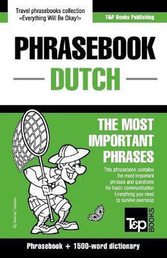 English-Dutch Phrasebook and 1500-Word Dictionary - cover