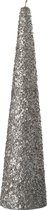 J-Line Kaars Conisch Glitter Was Champagne Large-10U Set van 6 stuks