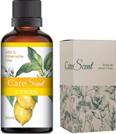 CareScent Citroen Olie 50ml | Etherische Olie | Essentiële Olie | Geur Olie | Citroenolie voor Aromatherapie | Aroma Diffuser Olie