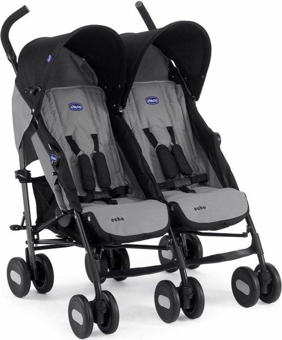 Chicco Echo Twin Buggy - Coal | bol.com