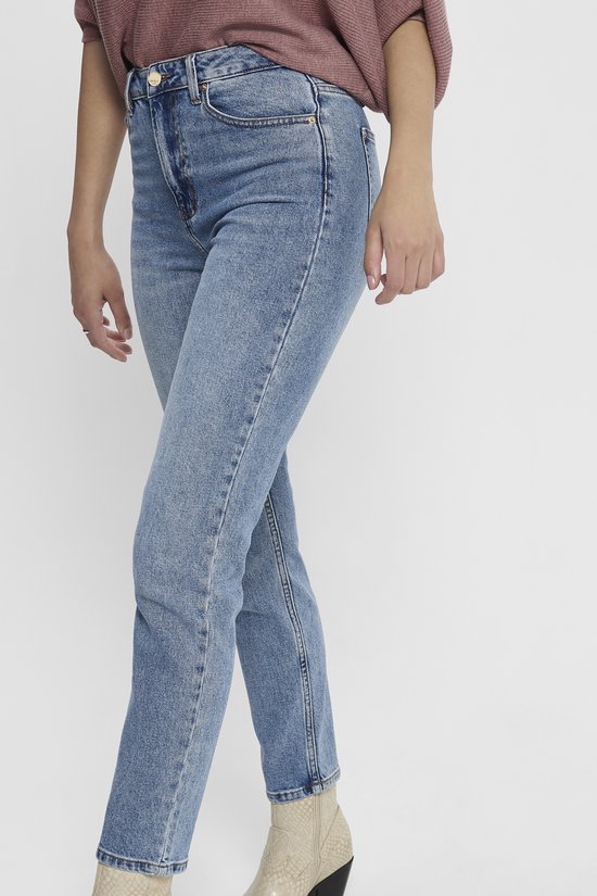 ONLY EMILY LIFE High Waist Straight Fit Dames Jeans - Maat 25 X L32 |  bol.com