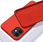 Iphone 12 telefoonhoesje in het Rood van siliconen
