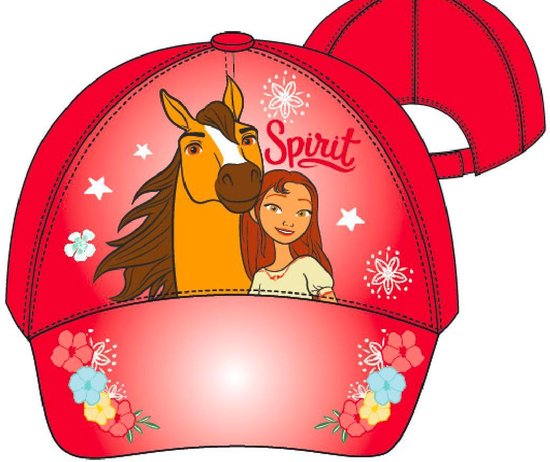 Spirit Riding Free cap - pet - rood - Maat 54 cm