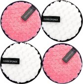Herbruikbare Wattenschijfjes XXL Formaat - 4 Stuks - Wasbare Make-Up pads - Make Up Verwijderaar -