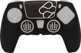 Playstation 5 Siliconen controller skin en Thumb Grips voor PS5 DualSense controller – Zwart