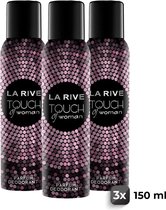La Rive Deo Touch of Woman - Voordeelverpakking 3 Stuks