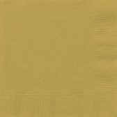 Gouden Servetten 33cm 50st
