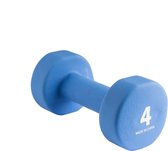 Wonder Core, Neoprene Dumbbell – 4 kg – Blauw, gewichten, halters, dumbbells, krachttraining,