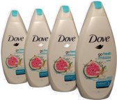 Dove Go Fresh Shower gel - Blauwe Vijg En Oranjebloesem - 4 x 500 ml