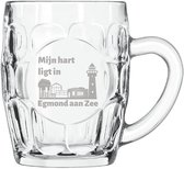 Chope à bière gravée 55 cl Egmond aan Zee