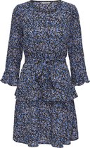 ONLY ONLTANNY 3/4 DRESS WVN Dames Jurk - Maat XS