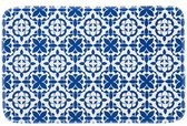 Badmat ROMANO - Royal Blue / Delfts blauw  - 100% Polyester - 45 x 70 cm