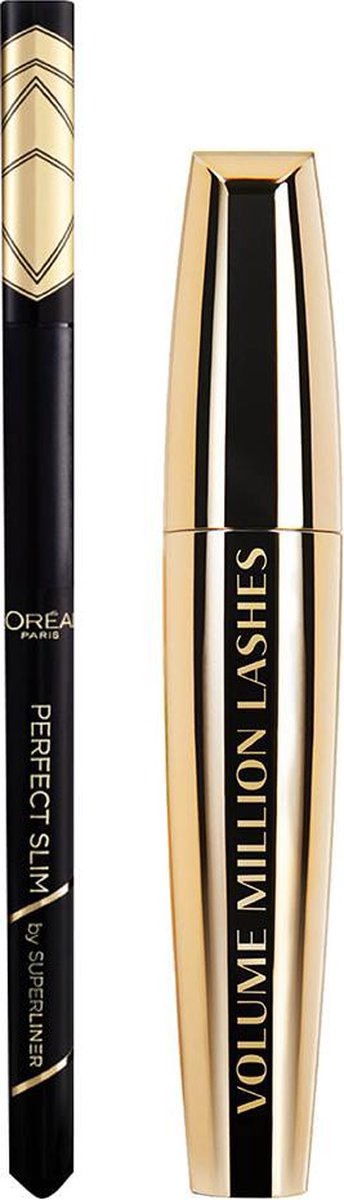 L'Oréal Million Lashes Mascara & Superliner Eyeliner Pakket