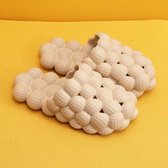 Dames Bubble Fashion Slippers Massageslippers voor thuis, maat: 35-36 (vleeskleur)