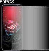 Voor Asus ROG Phone 5/5 Pro / 5 Ultimate 50 PCS 0,26 mm 9H 2,5D gehard glasfilm