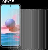 Voor Geschikt voor Xiaomi Redmi Note 10 10 STUKS 0.26mm 9H 2.5D Gehard Glas Film