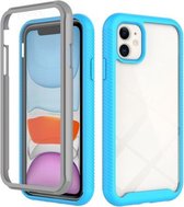 Starry Sky Solid Color-serie schokbestendige pc + TPU-hoes met PET-folie voor iPhone 11 (hemelsblauw)