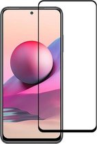 Voor Geschikt voor Xiaomi Redmi Note 10S Volledige lijm Volledig scherm gehard glasfilm