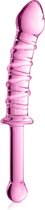 Glossy Toys 16 - Glazen Dildo - Met Handvat - 23 x 3.5cm - Roze