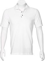 T'RIFFIC® SOLID Heren Poloshirt Korte mouw Wit size M