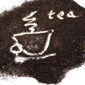 Tuinposter - Keuken / Voeding - Thee / Tea in beige / bruin / zwart - 80 x 80 cm