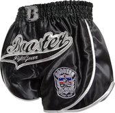 Booster Muay Thai Short Retro Slugger 3 Zwart XL = maat 33/34 | 80-90kg