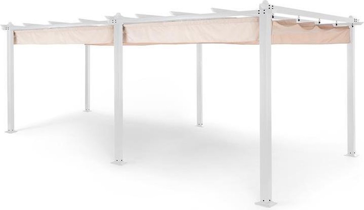 blumfeldt Pantheon Pergola 3x6 m Gazebo tube carré en aluminium