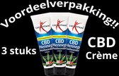 3x Lucovitaal - Hennep CBD Huidwonder Crème 3 stuks - Bodycrème