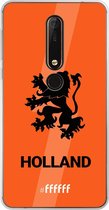 Nokia X6 (2018) Hoesje Transparant TPU Case - Nederlands Elftal - Holland #ffffff