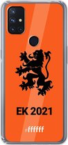 6F hoesje - geschikt voor OnePlus Nord N10 5G -  Transparant TPU Case - Nederlands Elftal - EK 2021 #ffffff