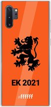 6F hoesje - geschikt voor Samsung Galaxy Note 10 Plus -  Transparant TPU Case - Nederlands Elftal - EK 2021 #ffffff