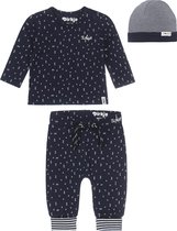 Dirkje Bio Basic SET(3delig) Broek en Shirt fig, Noppies Mutsje - Maat 62