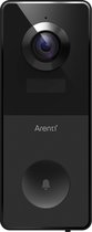 Arenti VBELL1 - Slimme Wifi Deurbel - 2K Ultra HD - 145 kijkhoek - Nachtvisie - Zwart - Videodeurbel