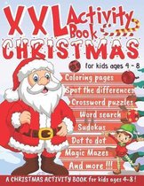 A CHRISTMAS ACTIVITY BOOK for Kids ages 4-8