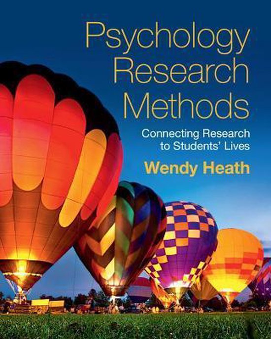 Psychology Research Methods - cover