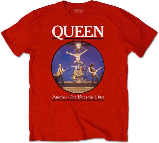 Queen - Another Bites The Dust Kinder T-shirt - Kids tm 10 jaar - Rood
