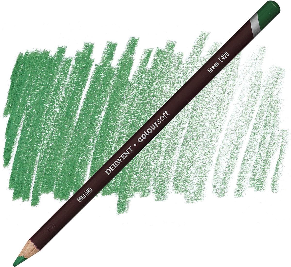Derwent Coloursoft potlood Green C420