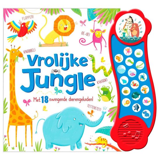 Vrolijke Jungle - geluidboek