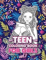 Cool Activities for Teens- Teen Coloring Books for Girls